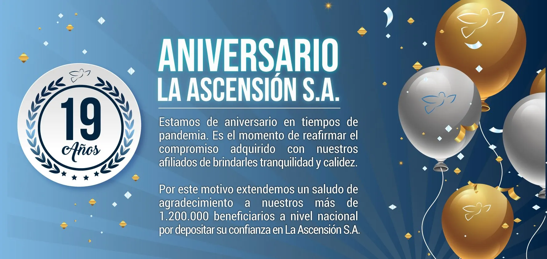 banner aniversario de la asension