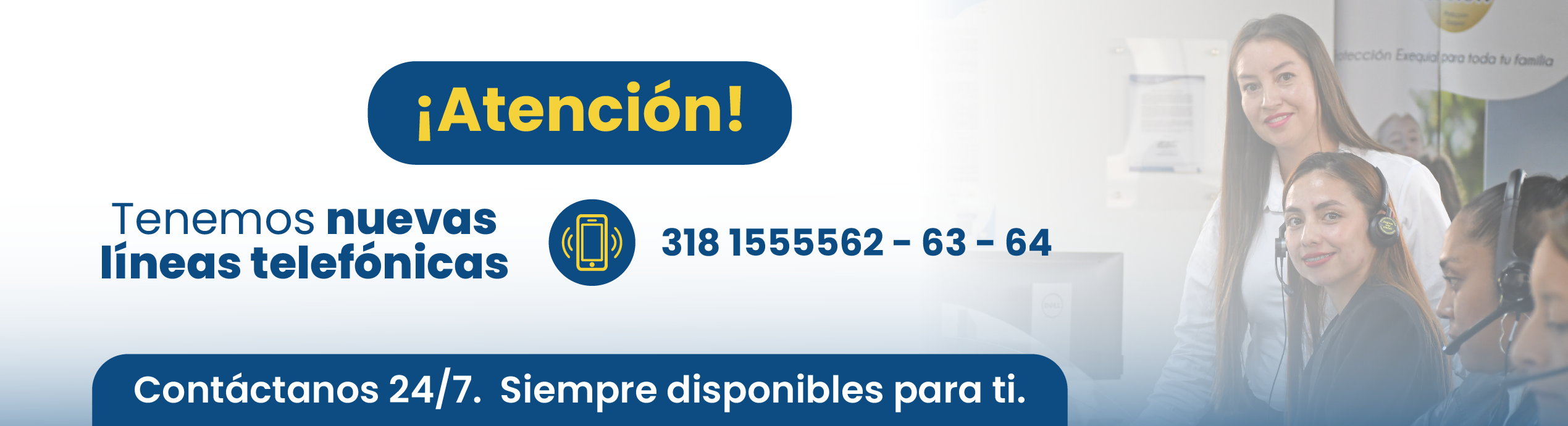 Nuevas líneas telefónicas La Ascensión 
